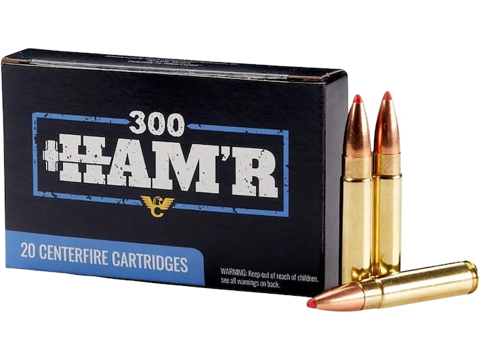 Wilson Combat 300 HAMR Ammo 135 Grain Hornady FTX Polymer Tip Box of 20