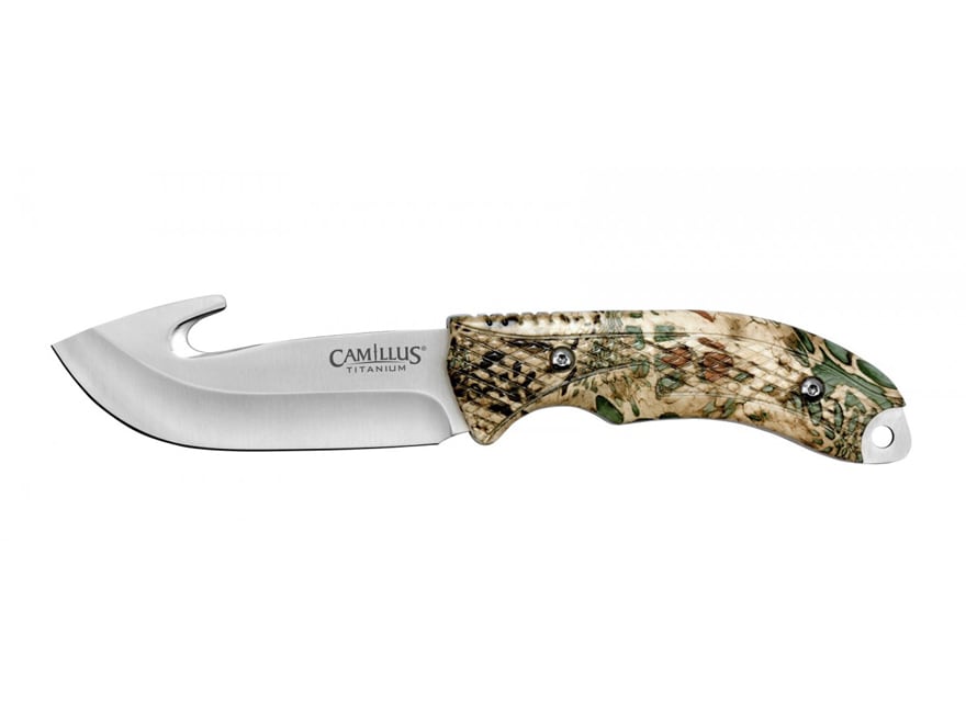 Camillus Veil Fixed Blade Hunting Knife 4 Drop Point withGut Hook 420