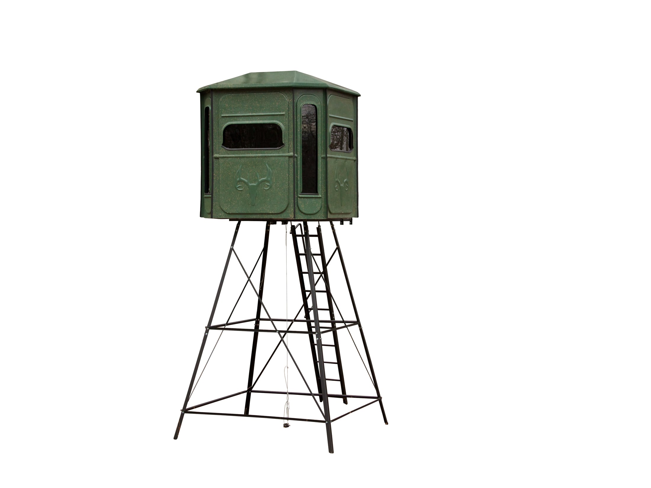 Redneck Blinds Buck Palace Platinum 360 6x6 10' Elevated Box Blind