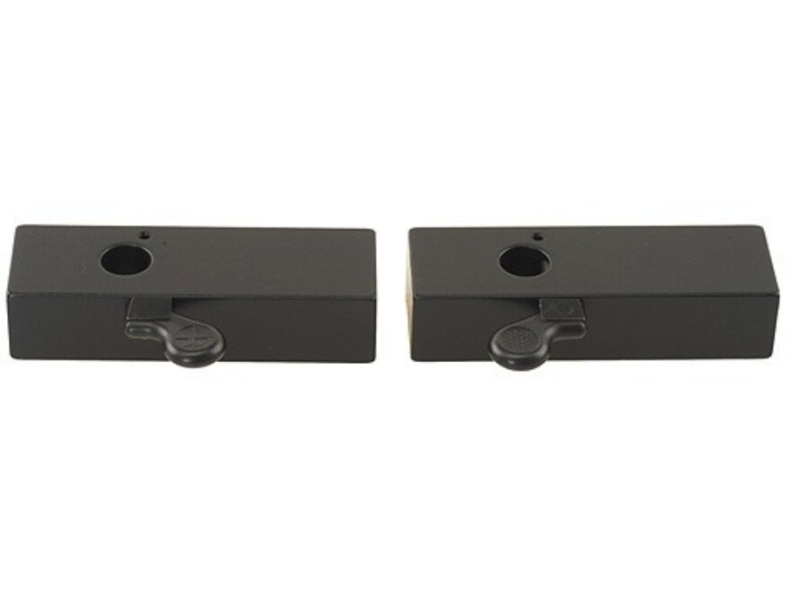 Leupold Gunsmith Quick-Release Scope Base Blank Steel Gloss 2PK