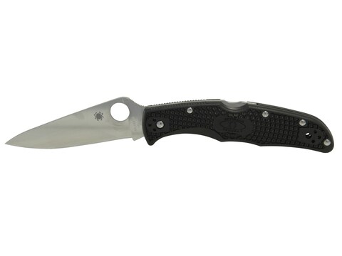 Spyderco Endura 4 Folding Pocket Knife 3.75" Full Flat Grind VG-10 Stainless Steel Blad...