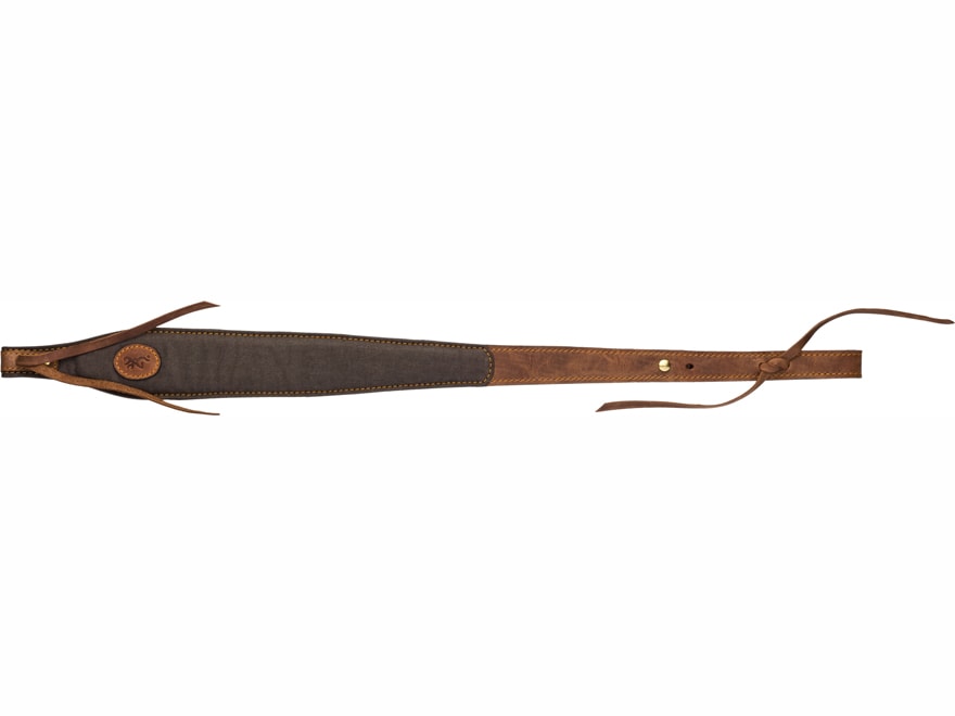 Browning Lona Leather Rifle Sling Flint/Brown