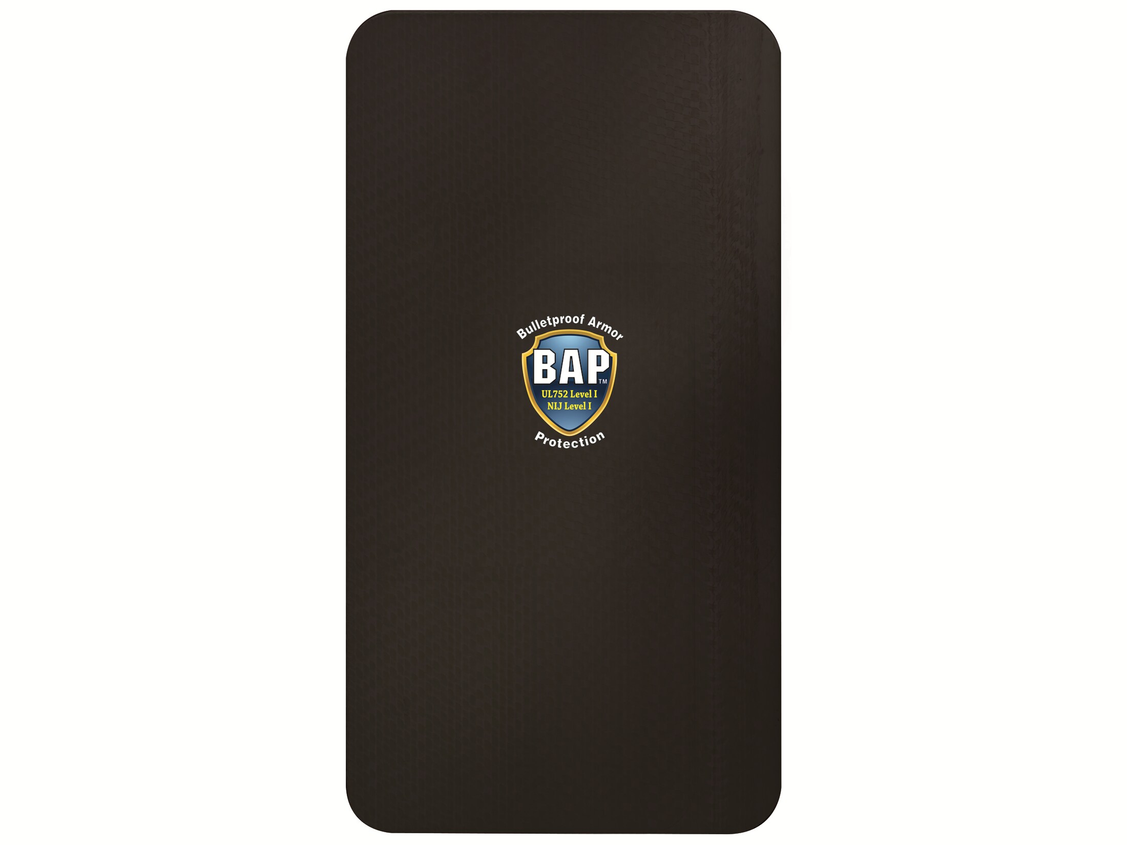 PSP Body Armor UL 752 Level 1 Ballistic Plate Small 8 x 13 Fiberglass