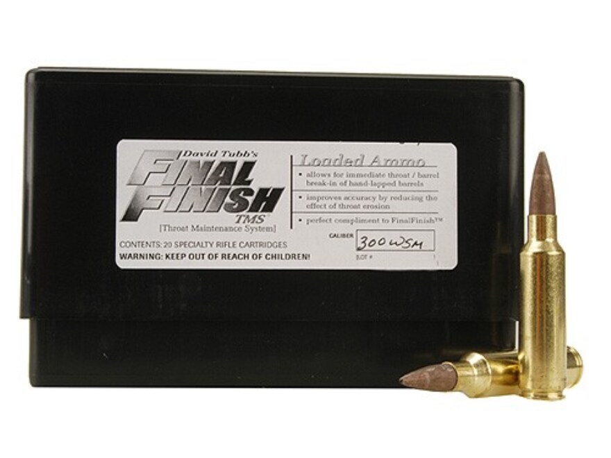 Tubb Final Finish Throat Maintenance System TMS Ammo 300 Winchester