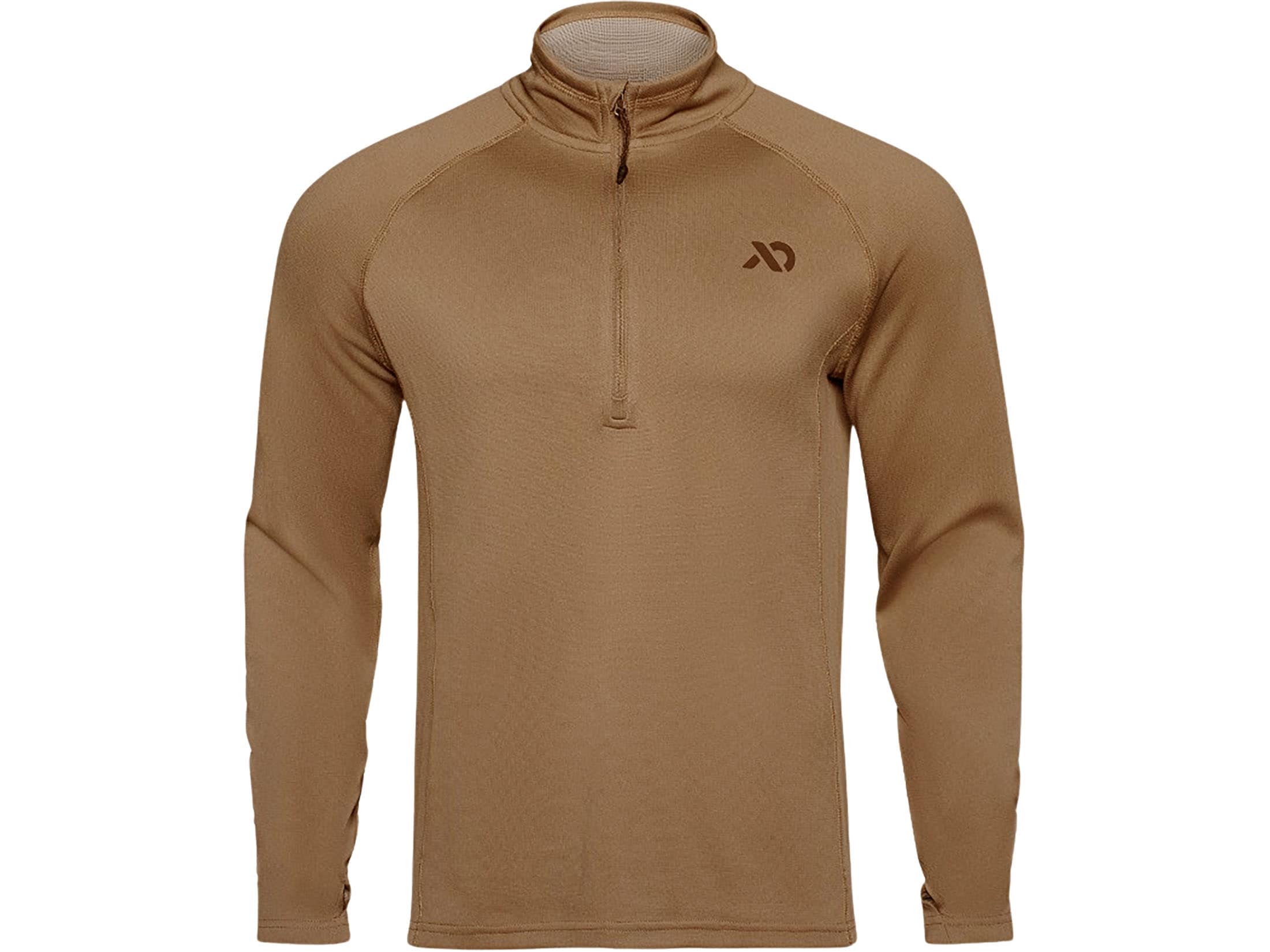 First Lite Men's Approach Quarter Zip Shirt Dry Earth 2XL