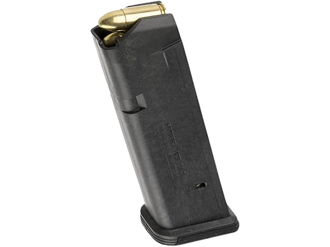 Magpul PMAG GL9 Magazine for Glock 17, 17L, 18, 19, 19x, 26, 34, 47, 49 9mm Luger 17-Round Polymer Black 3PK