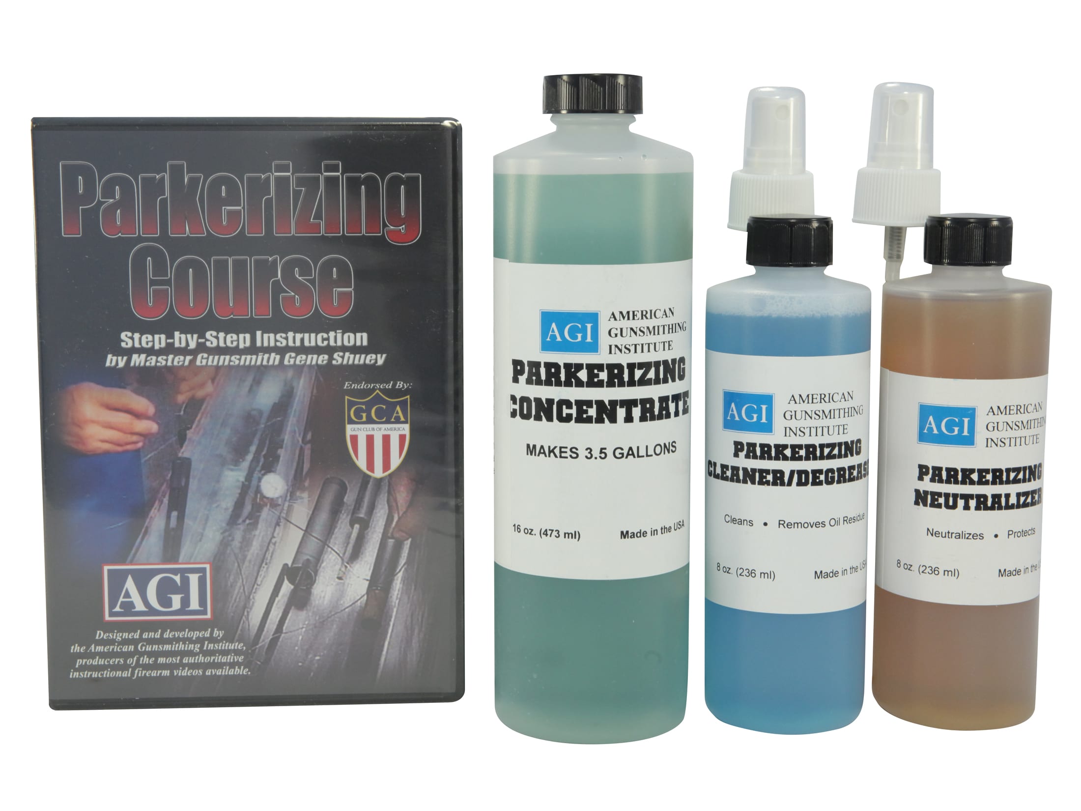 American Gunsmithing Institute (AGI) Parkerizing Kit Step-by-Step DVD