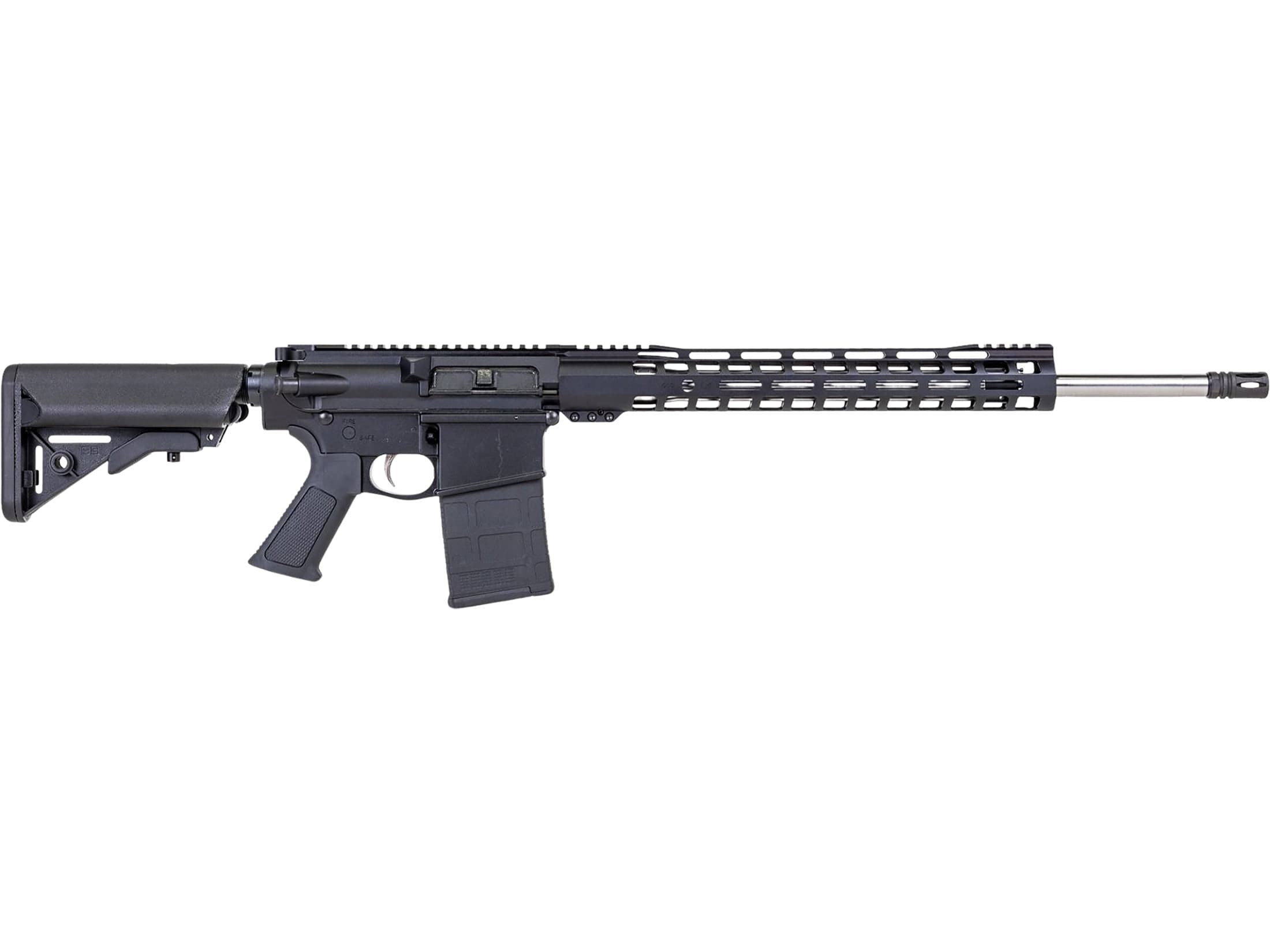 DPMS DP-10 Semi Automatic Rifle 6.5 Creedmoor 18" Stainless Threaded Barrel Black Frame Black Pistol Grip