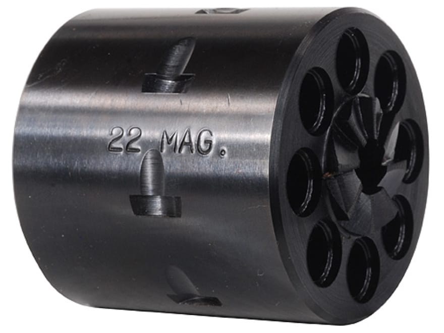 Story 8-Round Conversion Cylinder Ruger New Single Six 22 Winchester Magnum  Rimfire (WMR) Steel Blue