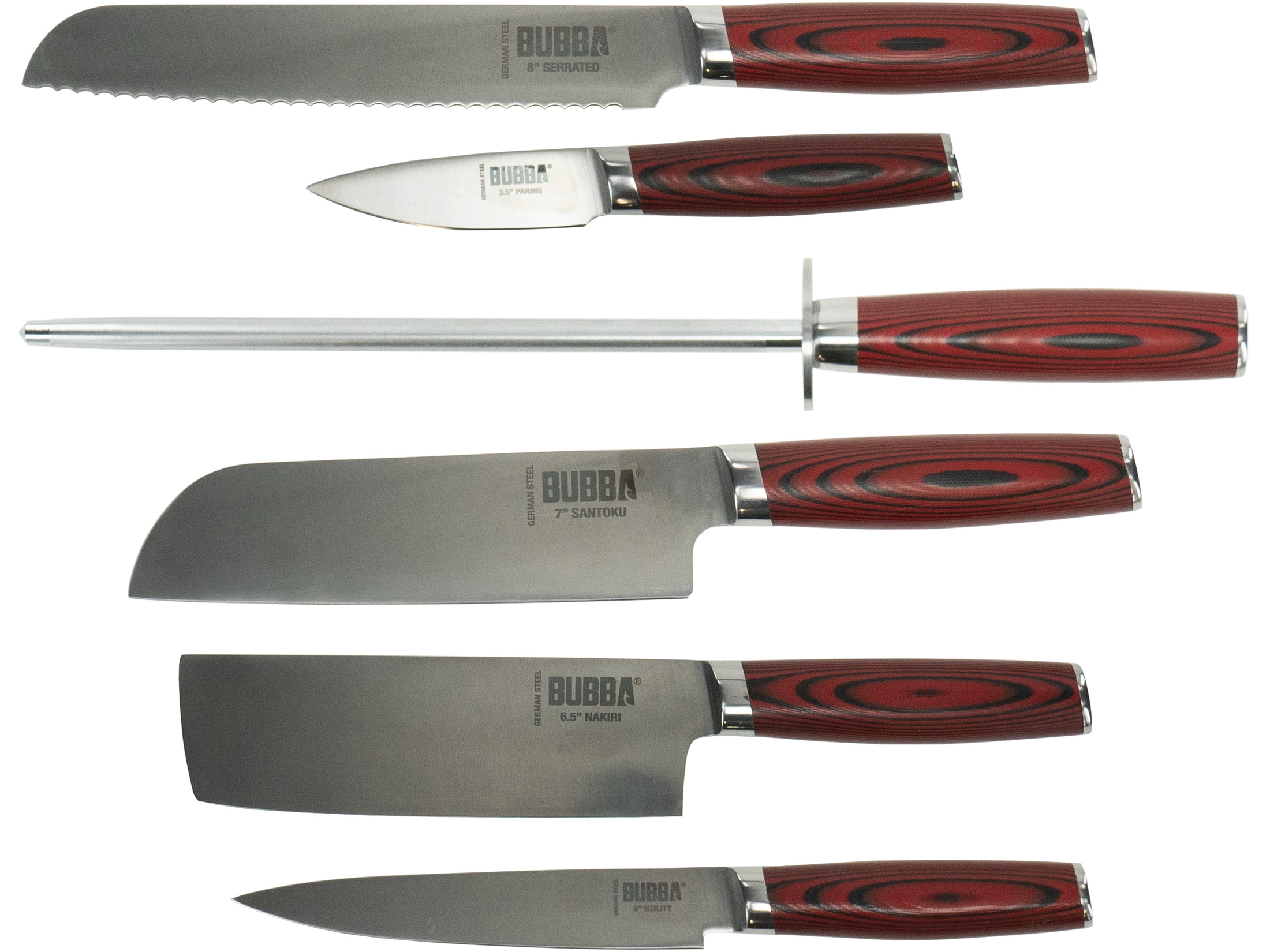 Bubba Complete Kitchen & Steak Knife Set