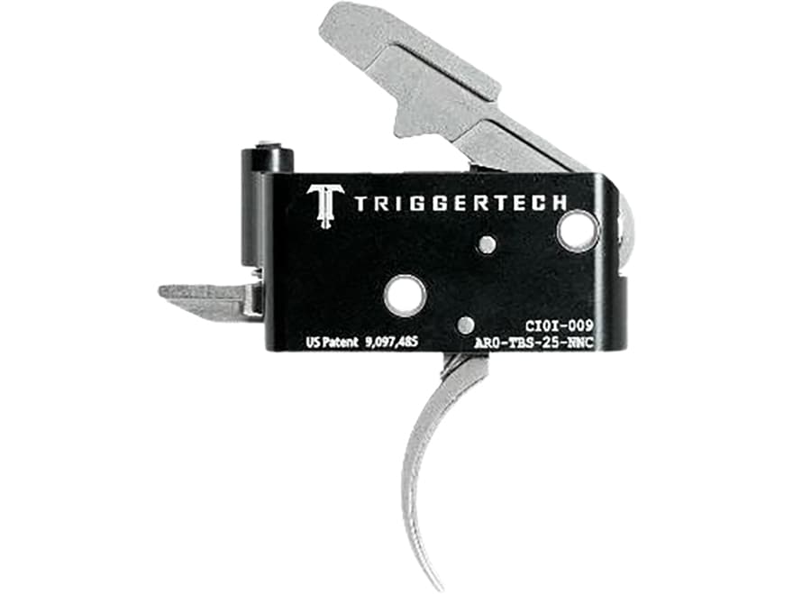 TriggerTech Combat Trigger Group AR-15 Two-Stage 5.5lb Stainless Curved