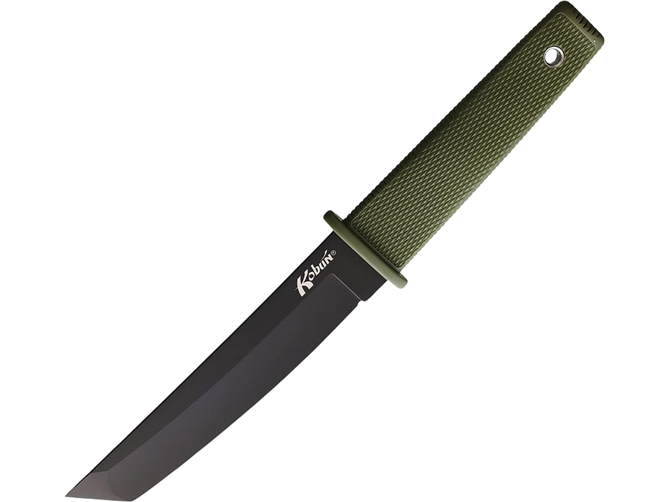 Cold Steel Kobun Fixed Blade Knife 5.5 Tanto Point AUS-8 Black Blade