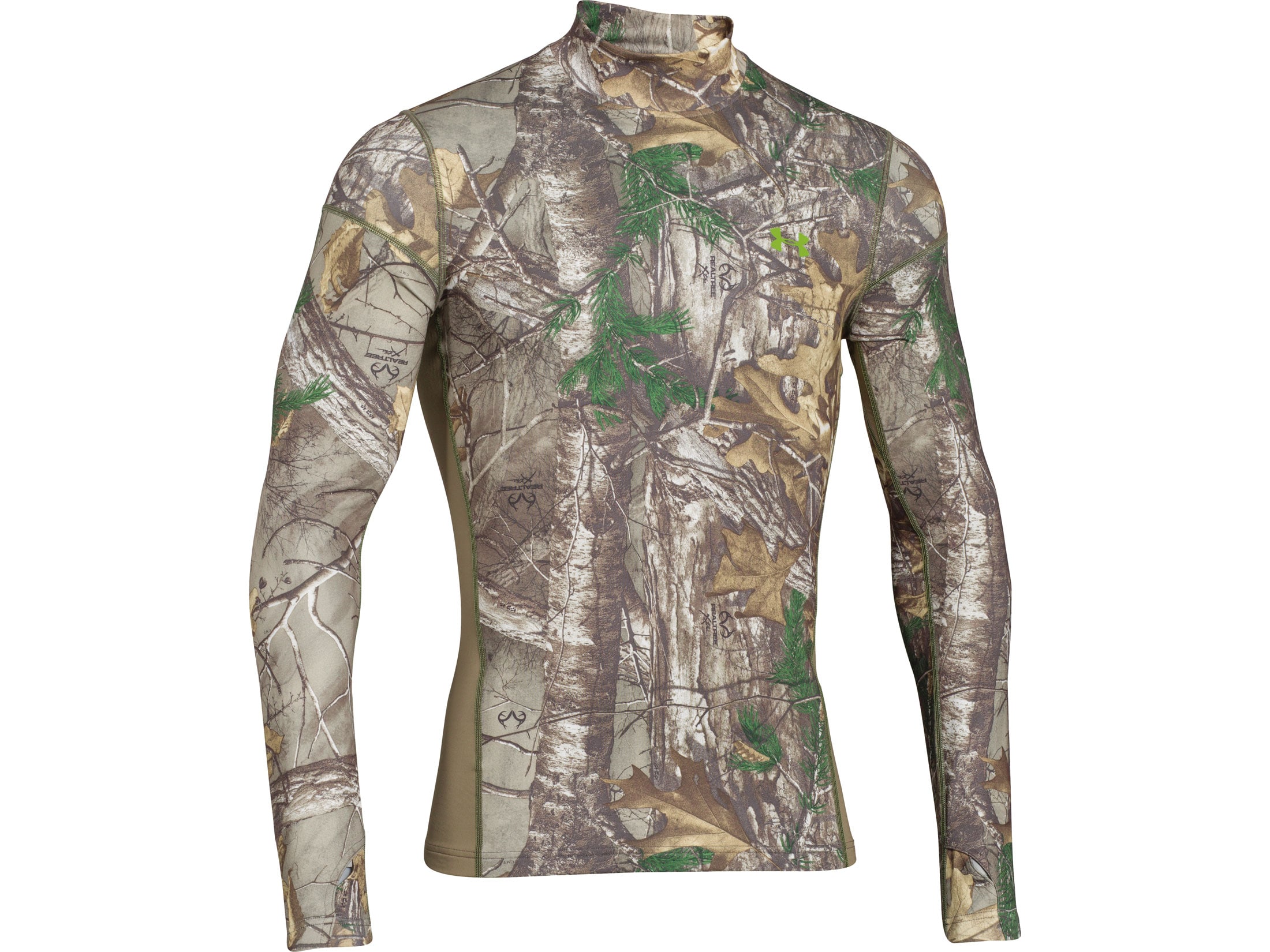 Under Armour Men's ColdGear Infrared Scent Control Tevo Mock Shirt