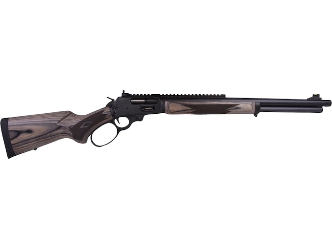 Marlin 1895 SBL Lever Action Rifle 45-70 Government 19.1" Black Threaded Barrel Black Frame Gray/Brown Field Stock