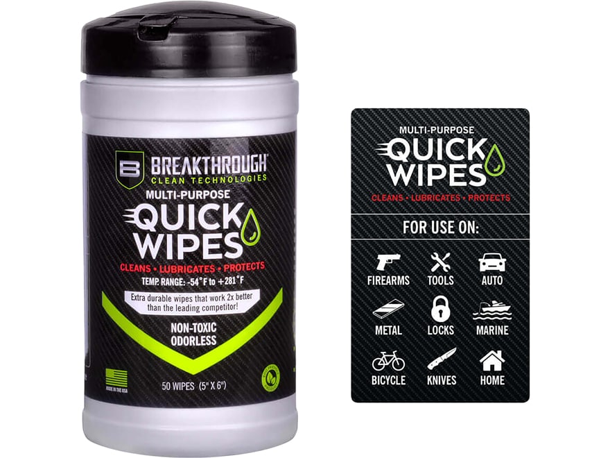 Breakthrough Clean Technologies CLP Quick Wipes Can of 50