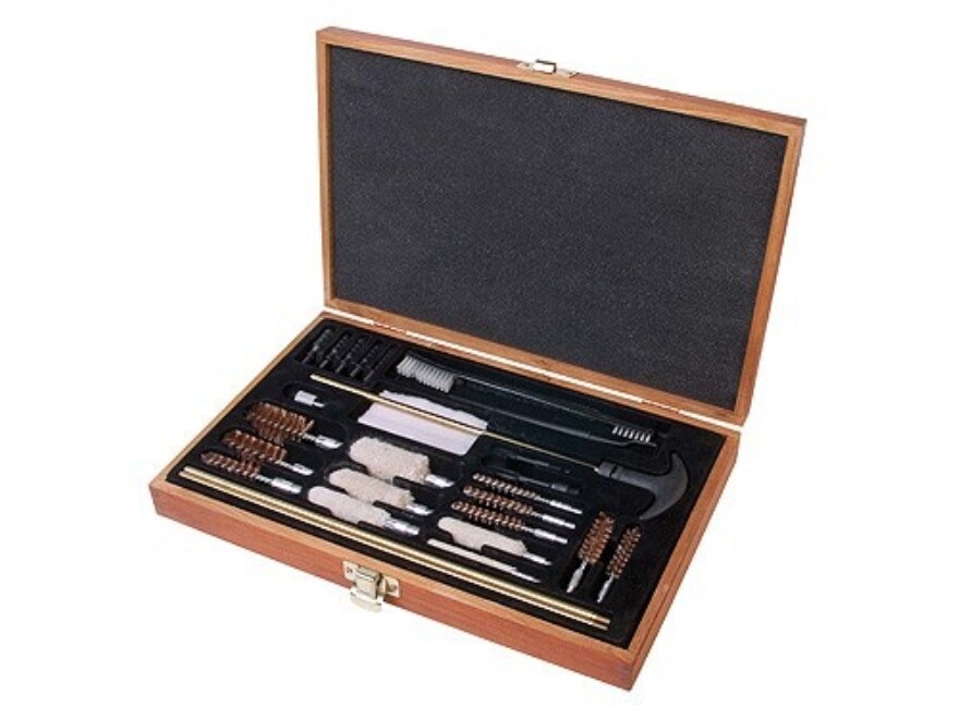 Outers 28-Piece Universal Cleaning Kit Wooden Box