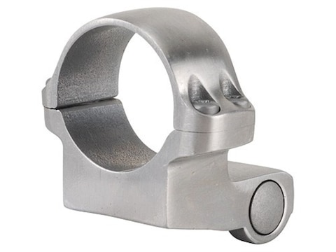 Ruger 1" Extended Front Ring Mount 4KO Silver Medium