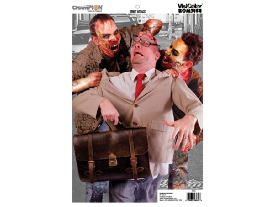 Champion VisiColor Zombie Street Attack Target 12 x 18 Paper 50PK