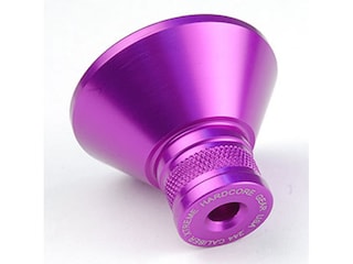 Precision Hardcore Gear Powder Funnel 243 Caliber, 6mm Machined Aluminum Purple