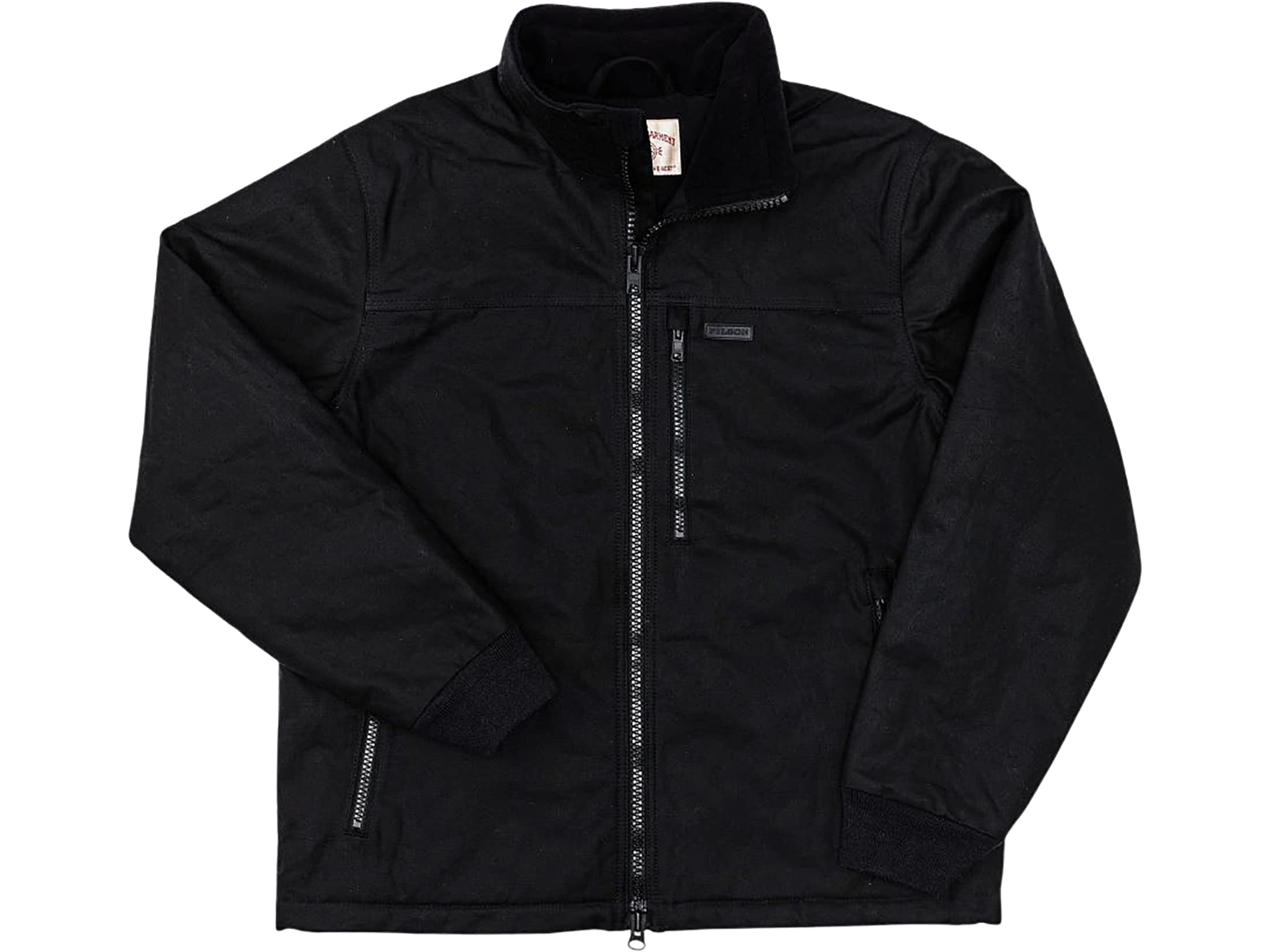 Filson Men's Tin Cloth Primaloft Jacket Black Large