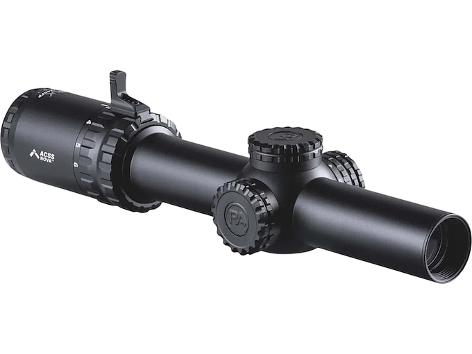 Primary Arms SLx Gen IV Rifle Scope 1-6x 24mm Illuminated Green ACSS Nova Fiber Wire Reticle Matte Black