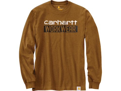 Carhartt Men's Original Fit Heavyweight Workwear Graphic Long Sleeve T-Shirt