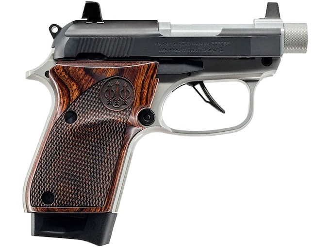 Beretta 30X Tomcat 32 ACP Pistol 2.9″ Threaded Barrel 8+1 Round Black Slide Walnut Grip INOX Frame