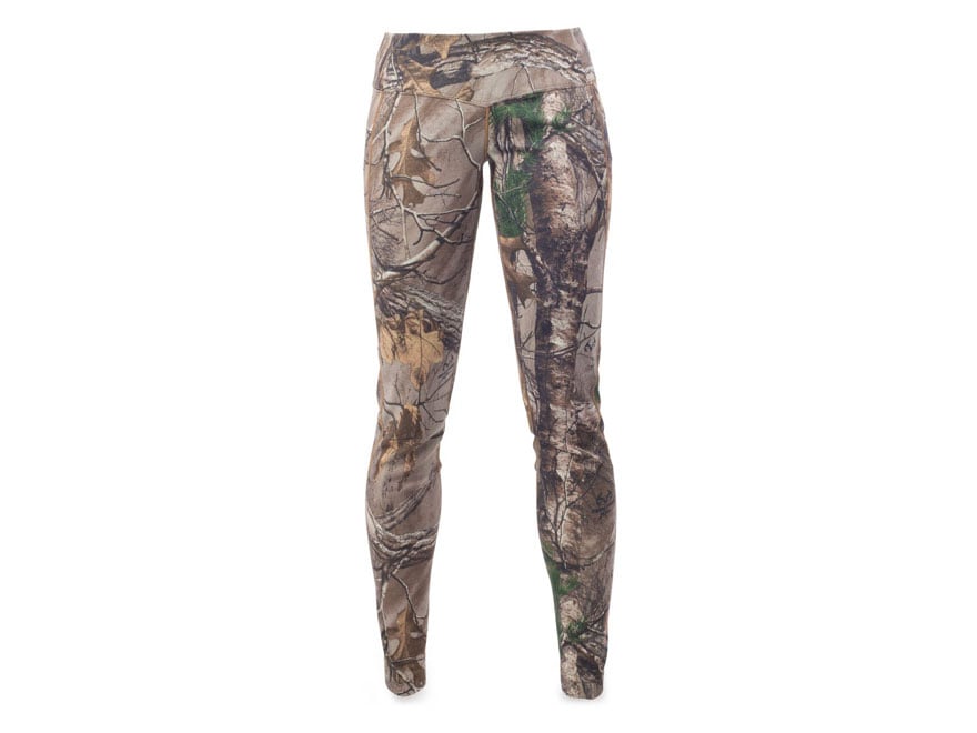 First Lite Women's Larkspur Base Layer Pants Merino Wool Realtree Xtra