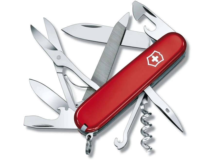 Victorinox Swiss Army Mountaineer Pocket Knife Drop Point SS Polished