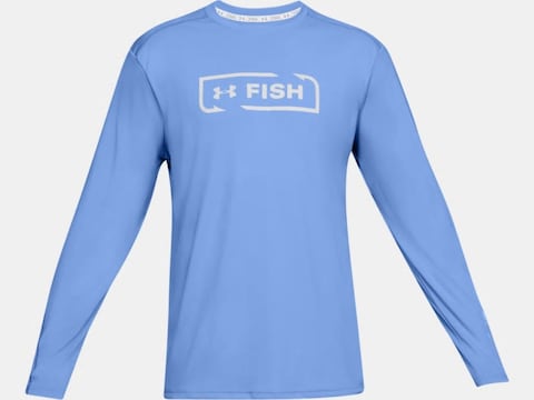 Under Armour Men's Iso-Chill Shore Break Long Sleeve Shirt Polyester