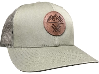 Leupold Reticle Embroidered Trucker Hat | Gray & White Adjustable Mesh Back Cap 170581