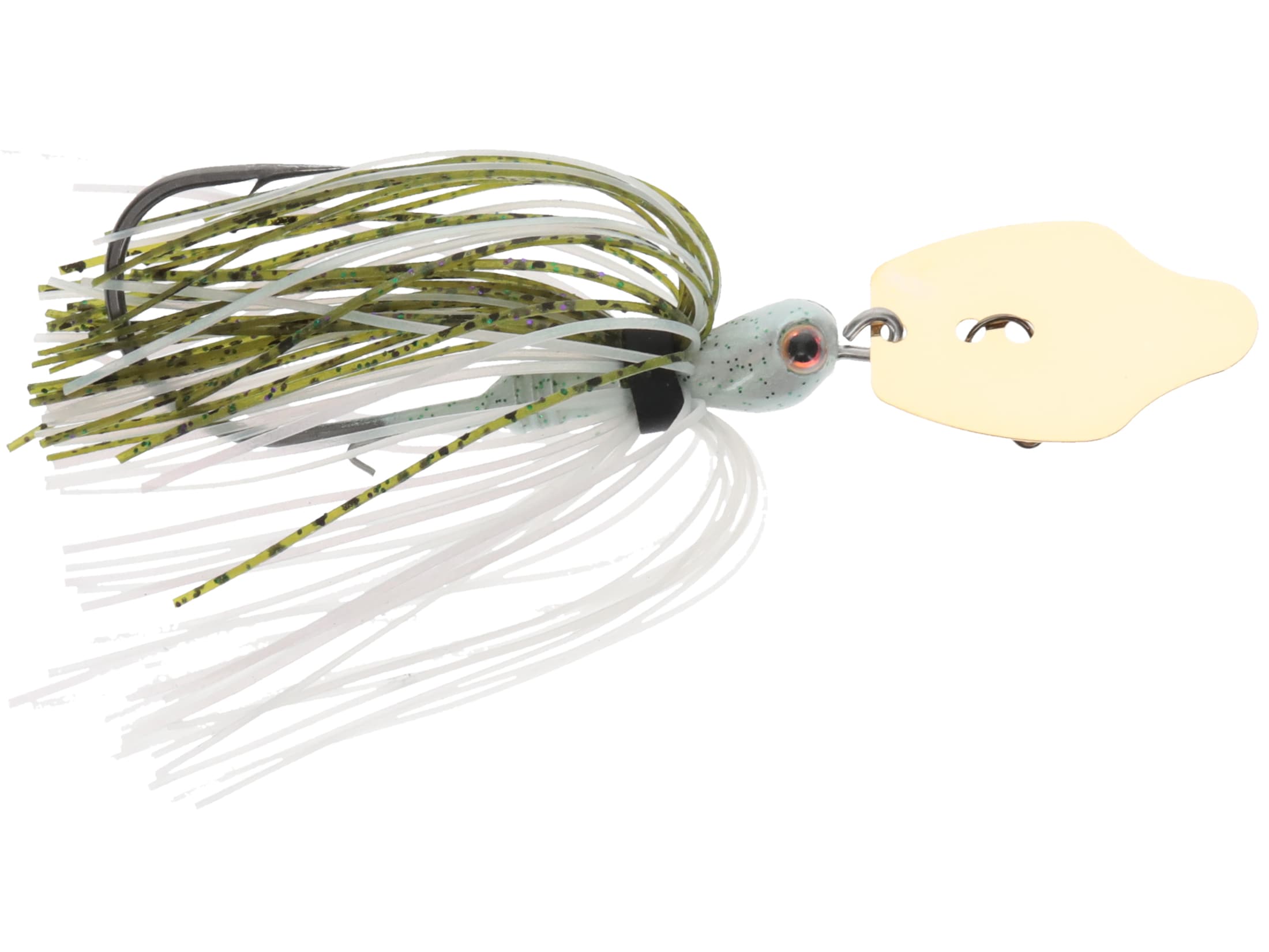 Strike King Thunder Cricket Gold Bladed Jig White 5/8oz