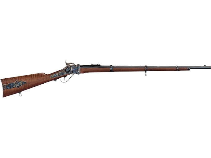 Pedersoli 1874 Sharps Infantry Single Shot Rifle 45-70 Government 30" Blued Barrel Case Colored Frame Walnut Straight Grip Stock