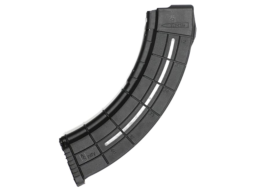 Ac unity mag ak 47 7 62x39mm 60 round quad stack polymer black