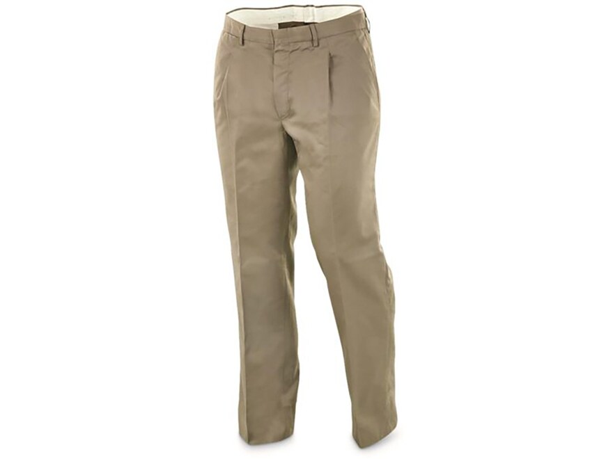 Military Surplus Italian Chino Pants Grade 1 Dark Khaki Large