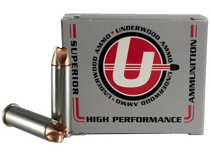 Underwood Xtreme Hunter 357 Magnum Ammo 120 Grain Lehigh Xtreme Defense Fluted Lead Free Box of 20