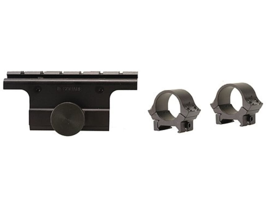 BSquare Military WeaverStyle Scope Mount 1 Rings M1A Matte