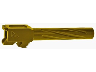 Faxon Match Series Barrel for Glock 17 Gen 1-4 9mm Luger 1 in 10" Twist Flame Fluted Non Threaded Stainless Steel Nitride