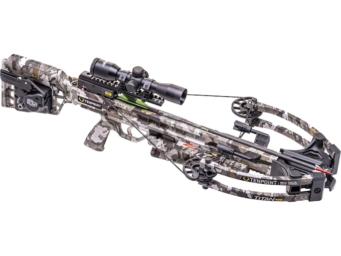 TenPoint Titan 400 Crossbow with Pro-View 400 Scope ACUdraw Silent Vektra