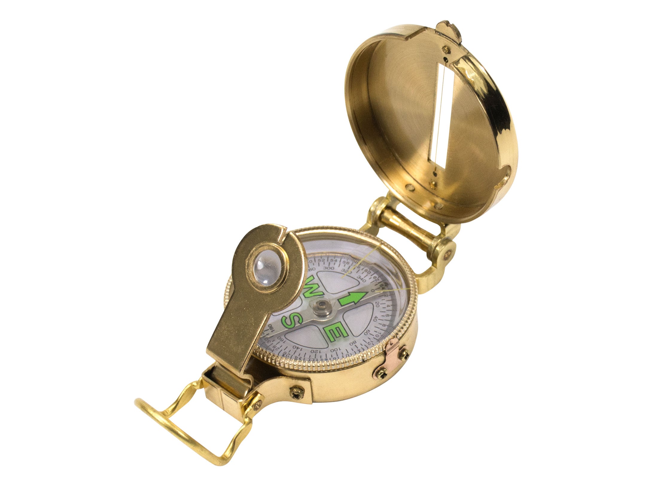 UST Heritage Lensatic Compass Brass