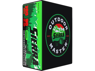 Sierra Outdoor Master Ammunition 380 ACP 90 Grain Jacketed Hollow Point Box of 20