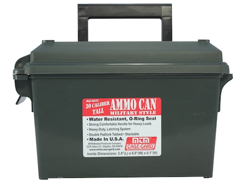 MTM Ammo Can Tall 30 Caliber Polymer