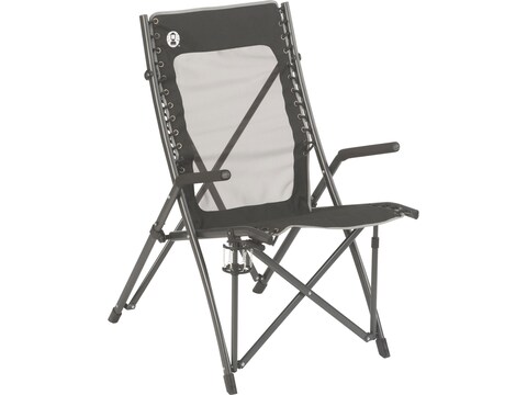 Coleman ComfortSmart Suspension Camp Chair Polyester Steel Black