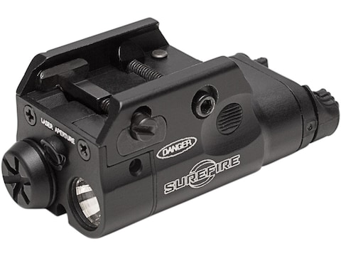 Surefire XC2 Compact Pistol Light LED with Red Laser with 1 AAA Battery Aluminum Black