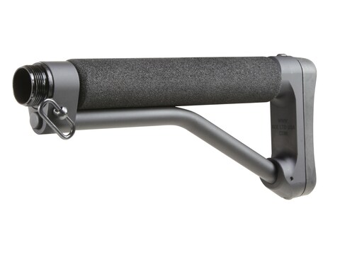 ACE Skeleton Stock 9.9" Overall Length AR-15, LR-308 Aluminum Black