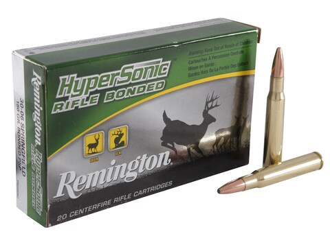 Remington HyperSonic Ammunition 30-06 Springfield 180 Grain Core-Lokt Ultra Bonded Poin...