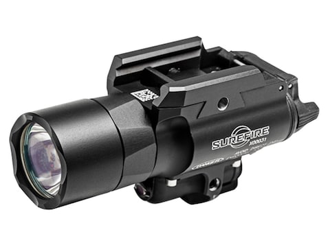 Surefire X400 Ultra Weapon Light LED Red Laser 2 CR123A Batteries