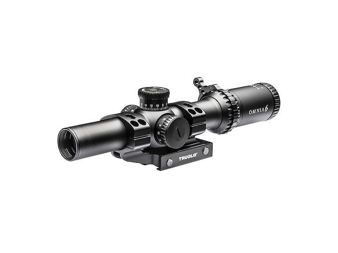 TRUGLO Omnia Rifle Scope 1-6x 24mm Illuminated A.P.T.R. Reticle Matte Black