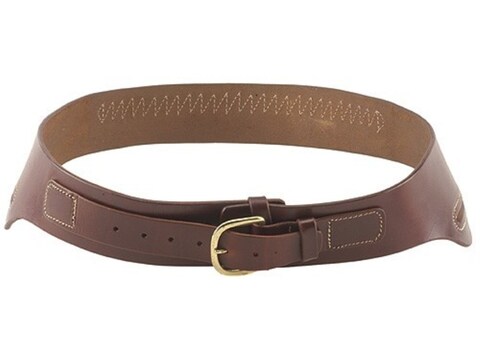Triple K 111 Conquistador Western Double Holster Drop-Loop Cartridge Belt Leather