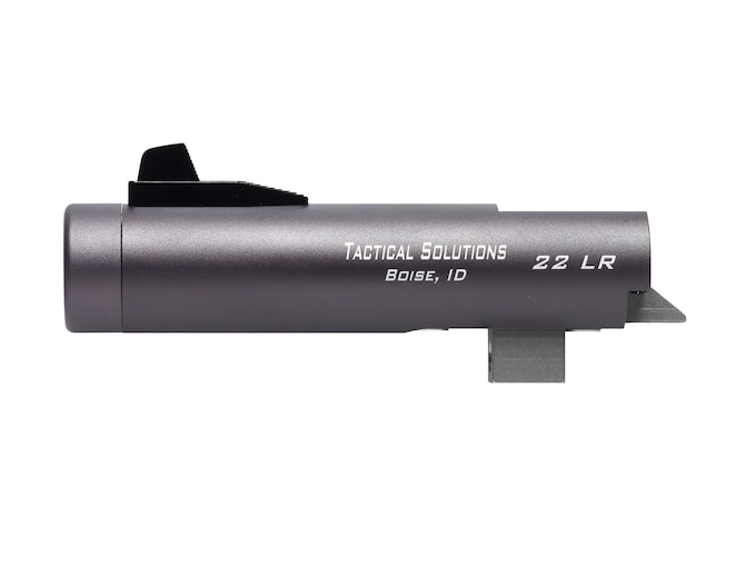 Tactical Solutions Trail-Lite Threaded Barrel for Browning Buck Mark 22LR 4" Gun Metal Gray